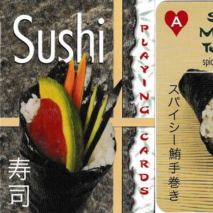 Sushi playing cards