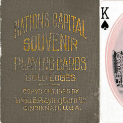 Nation’s capital souvenir playing cards
