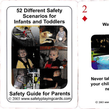 Safety playing cards