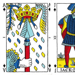 Pike and Clover playing cards