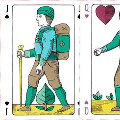 Commoners playing cards