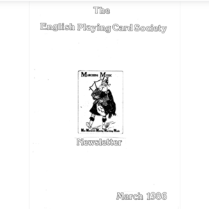 EPCS March 1986 Newsletter