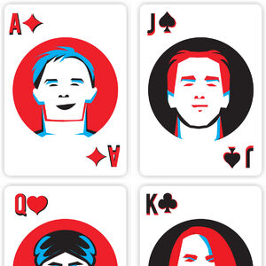 Red Hot Chili Peppers Playing Cards