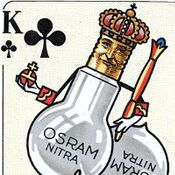 Osram Advertising Playing Cards