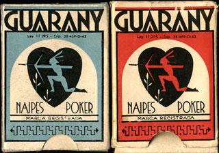 Naipes Guarany boxes, c.1965