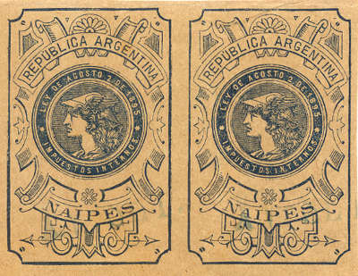 tax stamp referring to a law of 2nd August 1895