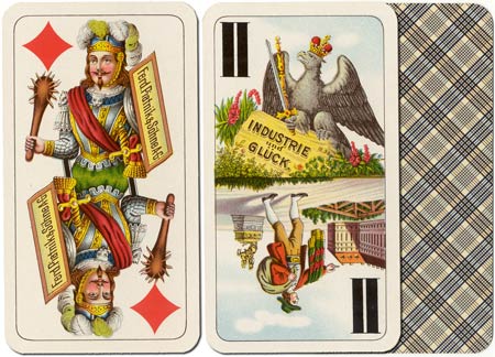 piatnik tarock glck industrie und cards playing 1936 vienna shne ferd rural tarok deck scenes