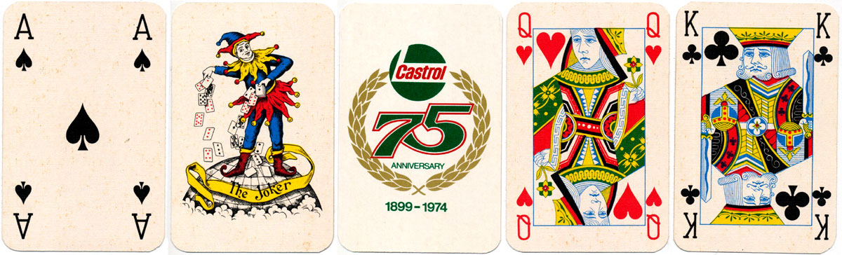 Castrol 75th Anniversary advertising deck from 1974