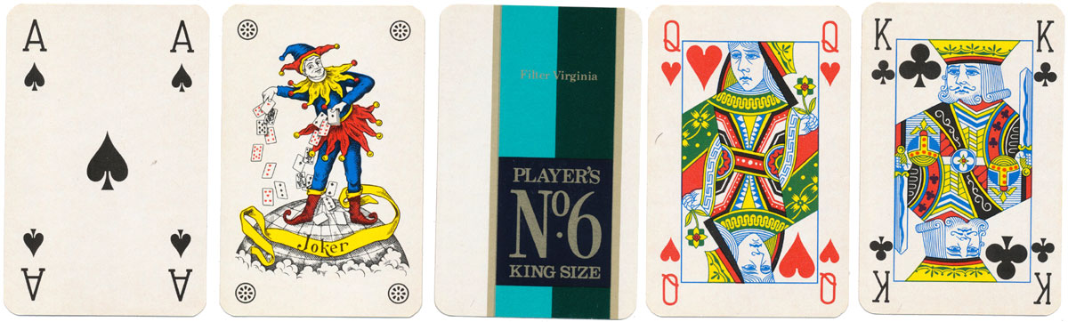 Players No 6 advertising deck from the mid-1970s