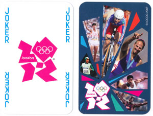 2012 LONDON OLYMPIC LEGENDS Carte da Gioco-Nuovo sigillato in scatola-PRODOTTO UFFICIALE 