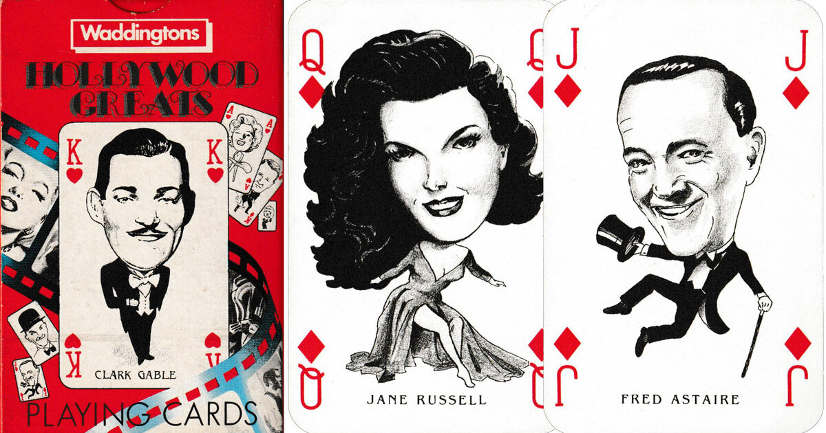 Hollywood Greats playing cards — The World of Playing Cards