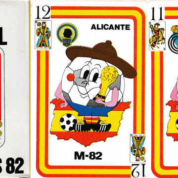 Mundiales 82 playing cards