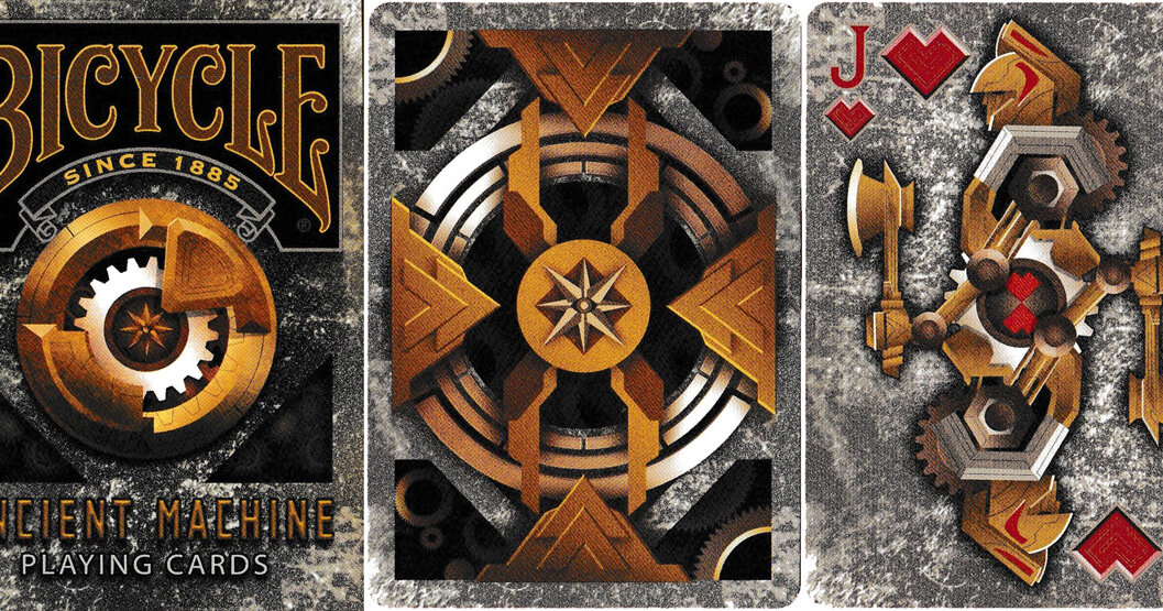 Bicycle Ancient Machine playing cards — The World of Playing Cards
