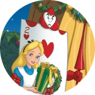 Mr Deuceace and Mr Dawkins sitting at a round table playing cards