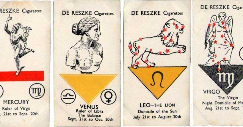 De Reszke Cigarettes “What the Stars Say” — The World of Playing Cards