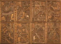 Woodblock (Xylography or Block Printed) Playing Cards