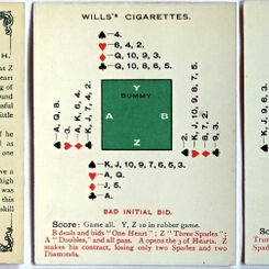 Will’s Cigarettes and Auction Bridge
