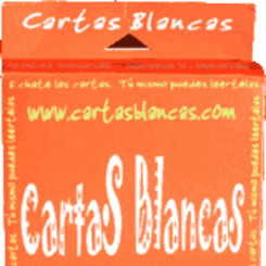 Cartas Blancas Self-improvement playing cards