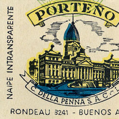 Naipes Porteño by C. Della Penna S.A.C.I., Buenos Aires, c.1960