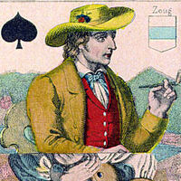 Swiss Regional Costumes Playing Cards, c.1890
