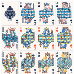 1960s Retro Styled Playing Cards