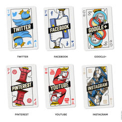 Social Network Playing Cards