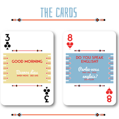 Lingo Phrasebook Playing Cards by Diana Stanciulescu