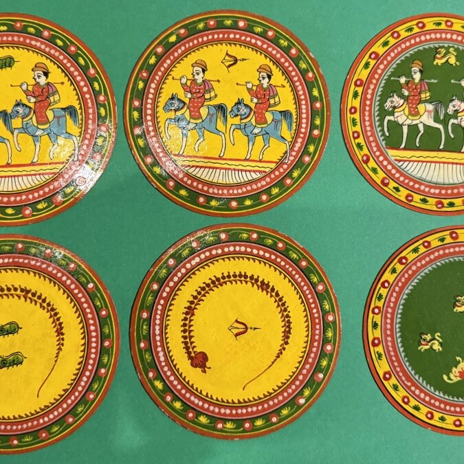 Dashavatara Ganjifa Indian Playing Cards