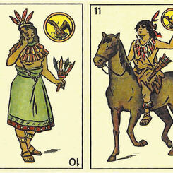 Mexican ethnic playing cards