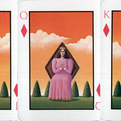 Morinaga Hakuho playing cards