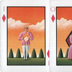 Morinaga Hakuho playing cards