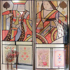 68: Playing cards in glass