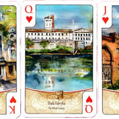 Łódź souvenir playing cards