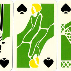 Playing card designs by Franz Exler