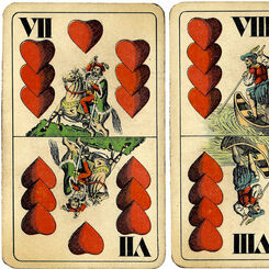 Doppel-Deutsche Karten by Bratří Willnerové, Teplice