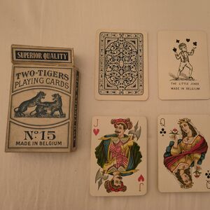 Looking for information on Two Tigers No 15 Belgian playing cards