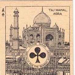 Playing cards for the Bombay Market