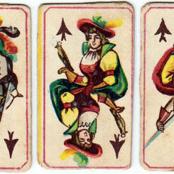 Suchard chocolate miniature playing cards