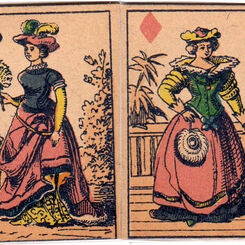 A miniature theatrical pack of playing cards, Germany? c.1900