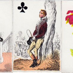 Miniature French fashion playing cards