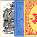 Isle of Man souvenir playing cards by Goodall & Son.