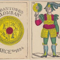 Llombart pattern playing cards from Spain