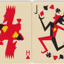 Lidia Schöffer art-deco playing cards