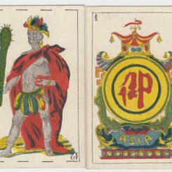 Four Continents playing cards