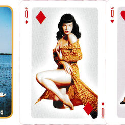 Bettie Page playing cards