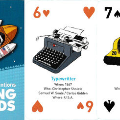 Great inventions playing cards