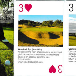 Golf playing cards
