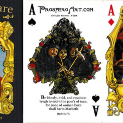 Shakespeare playing cards: Quotes