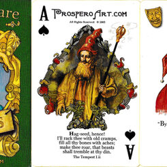 Shakespeare playing cards: Insults