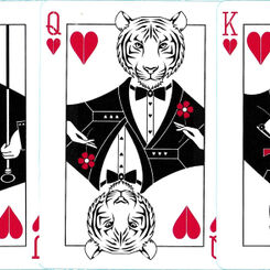Tuxedo playing cards